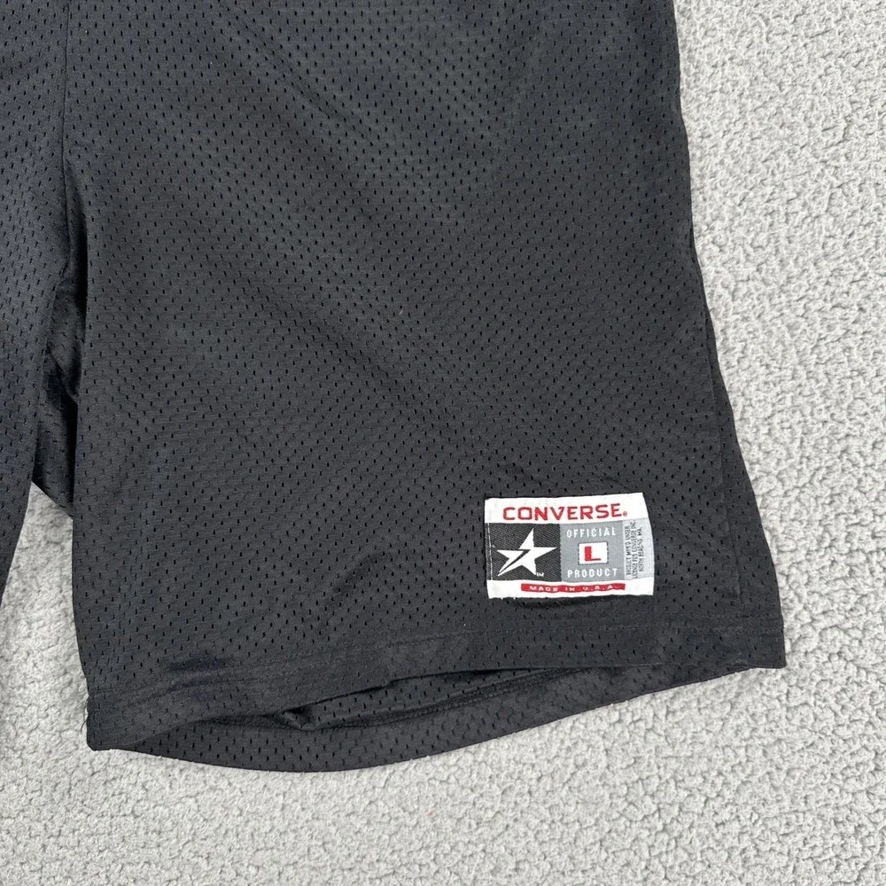 VTG Converse Mesh Basketball Shorts‎ Men Large Black 8